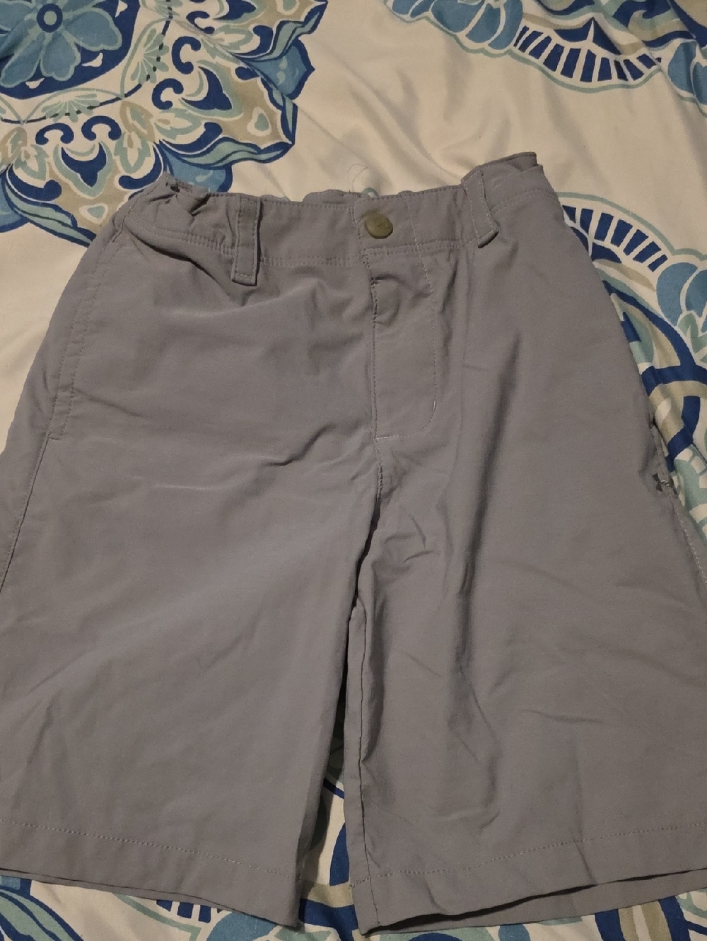 Under Armour Light Gray Kids Shorts